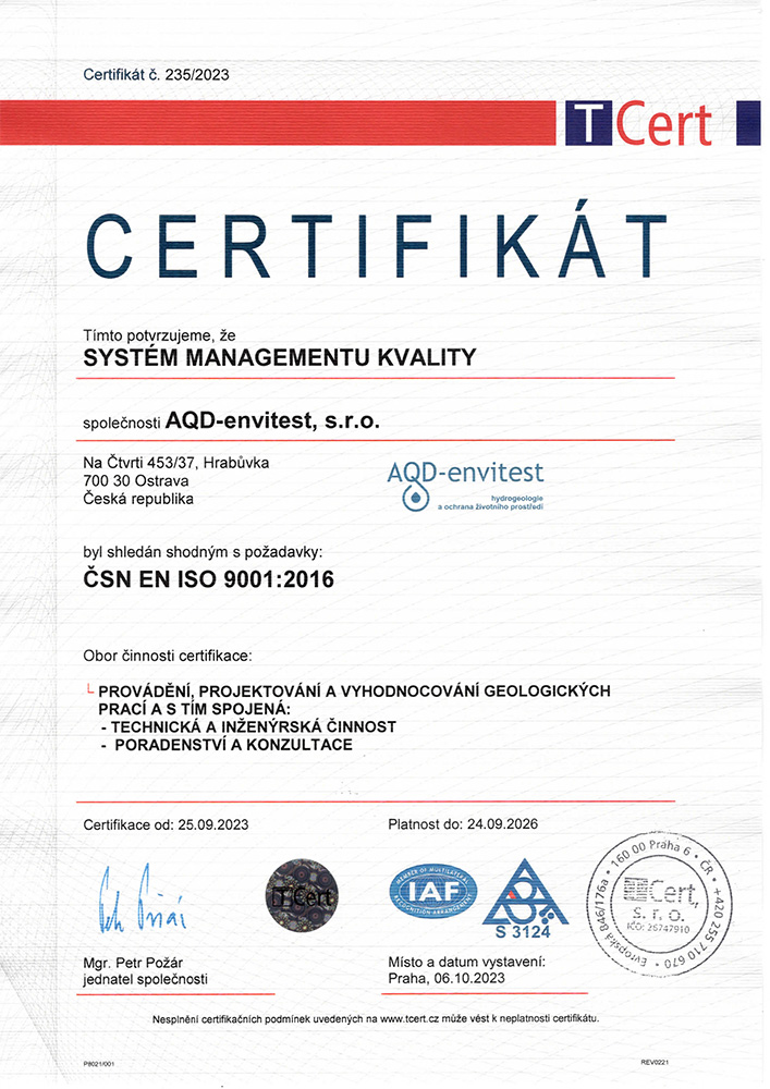 ČSN EN ISO 9001:2016 – Systém managementu kvality